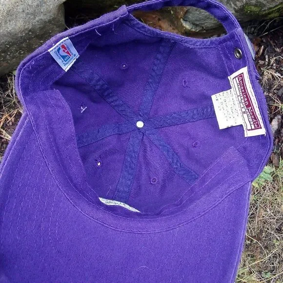 NWT Vintage American Needle Los Angeles Lakers Strap Back Hat Cap - Picture 5 of 8